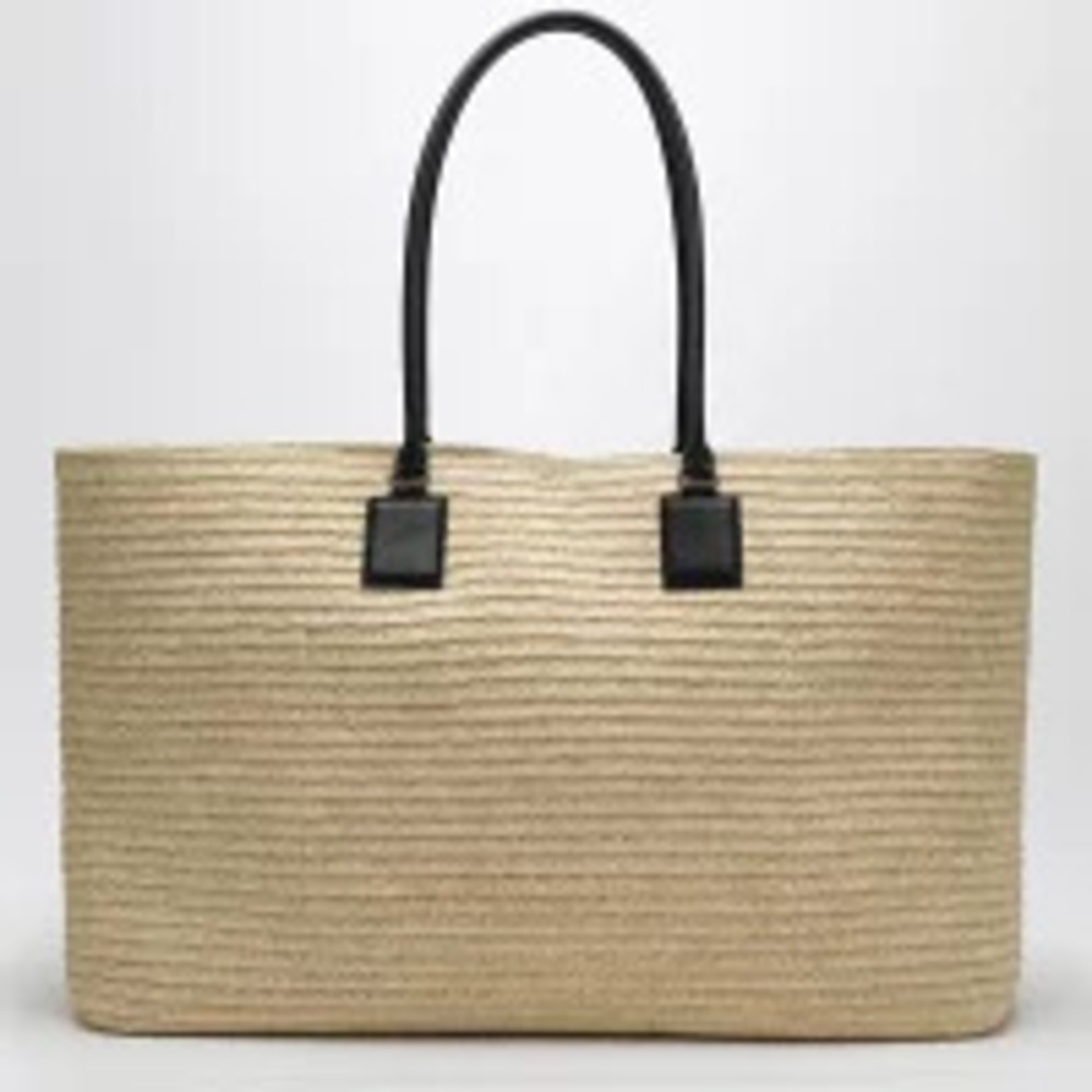 Loewe Raffia Verano Tote Bag Tan